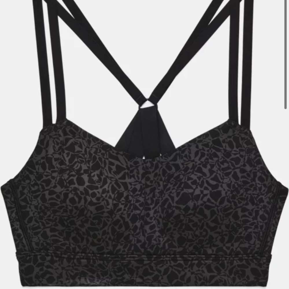 Nwot Under Armour Fitted Printed Sports Bra Size Xs